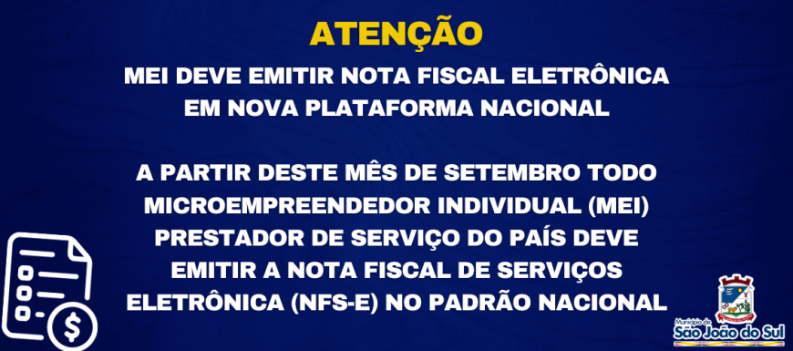 MEI COMO EMITIR A NOTA DE SERVIÇO NACIONAL NFSE 